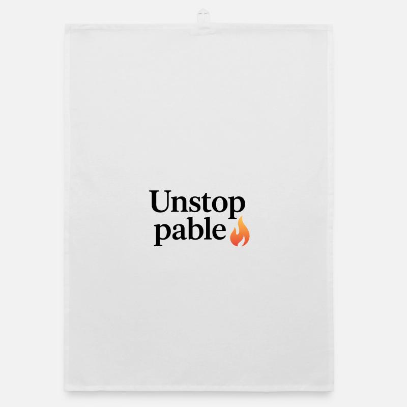 Unstoppable Flame Organic dish towel