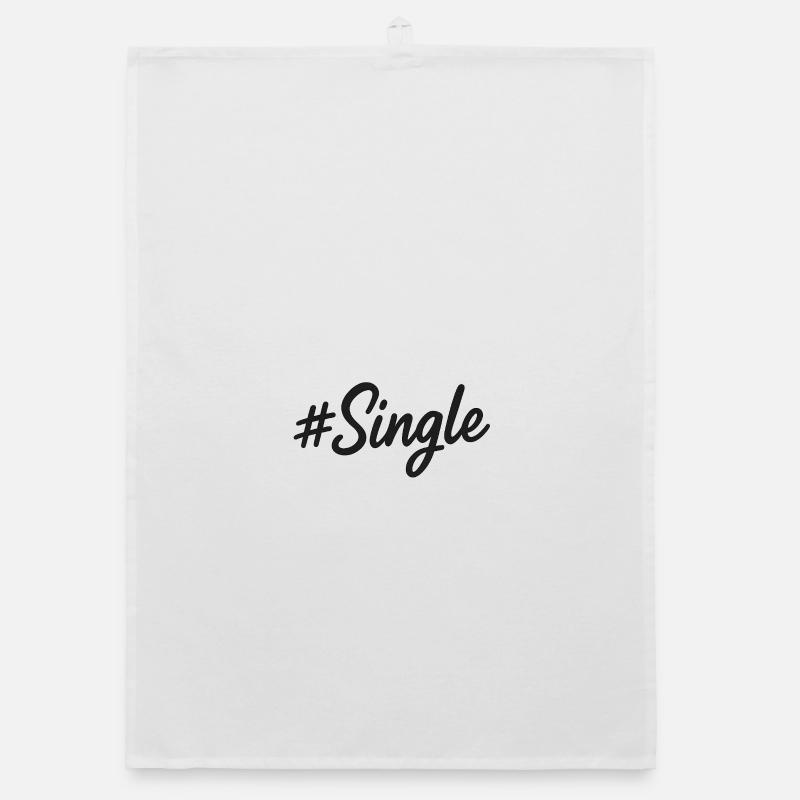 #Single – Statement Design in Handschrift Organic Geschirrtuch