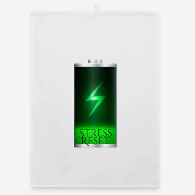 Stress Reset Full Battery Organic dish towel