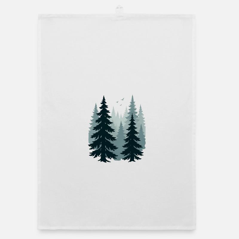 Misty Pines Organic dish towel
