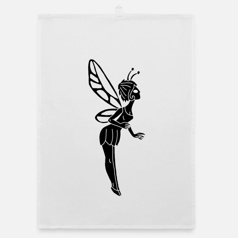 Schwarze Glücksfee Organic Geschirrtuch