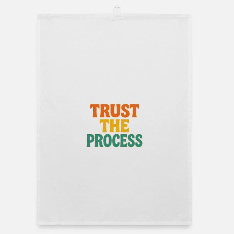 trust the process Organic Geschirrtuch