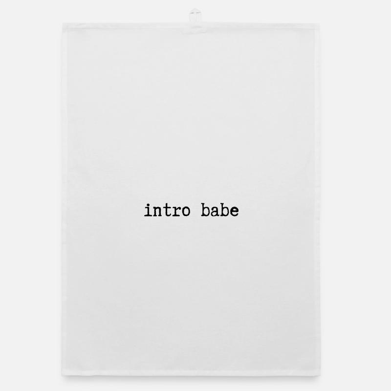intro babe Organic Geschirrtuch