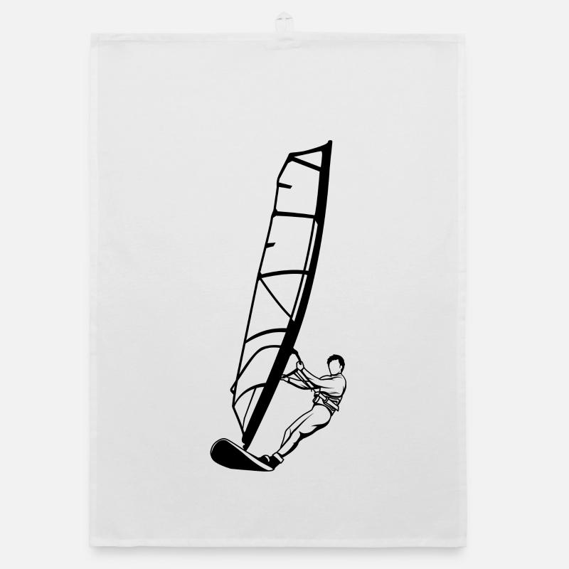 Windsurfers Organic dish towel