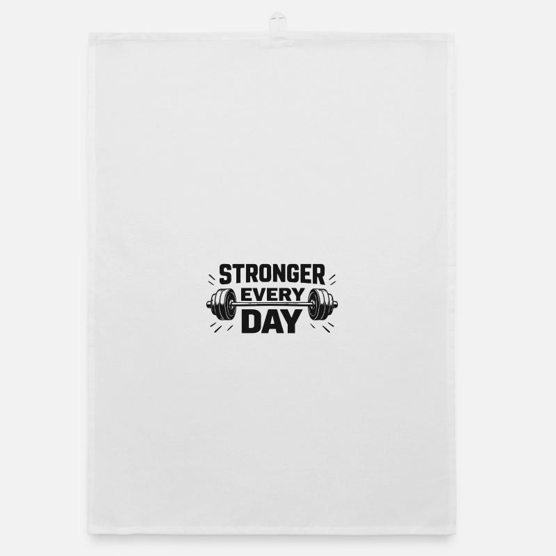Stronger every day Organic Geschirrtuch