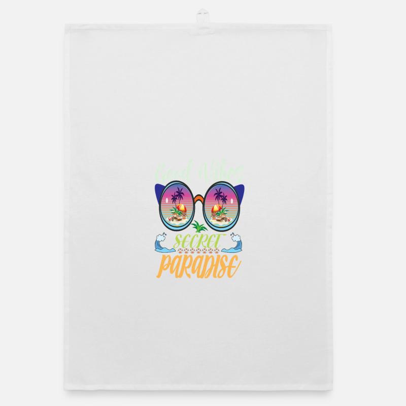 Conception de lunettes de soleil tropicales Torchon bio