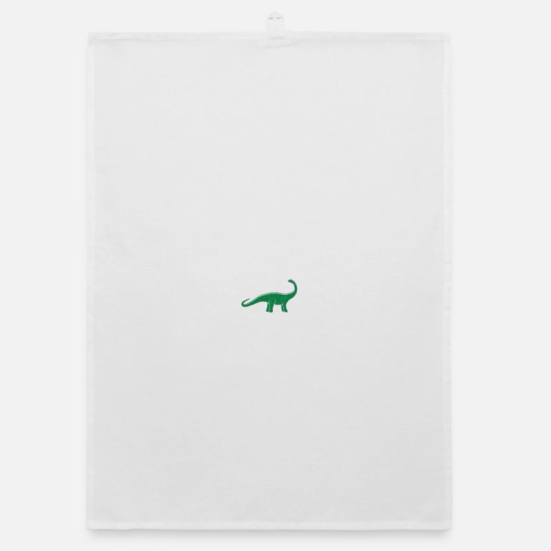 Dino embroidered Organic dish towel