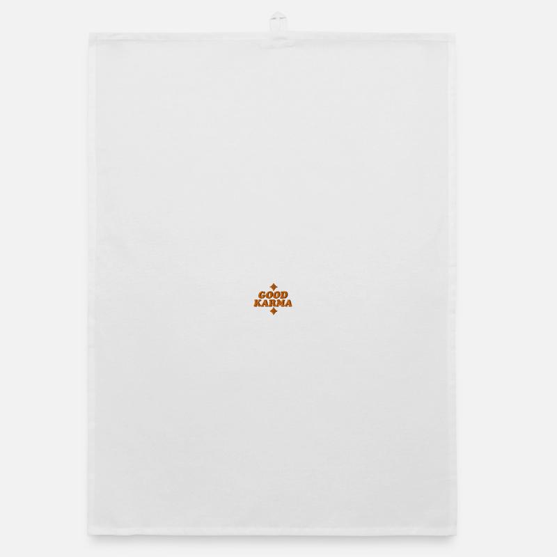 Good Karma brodé Torchon bio