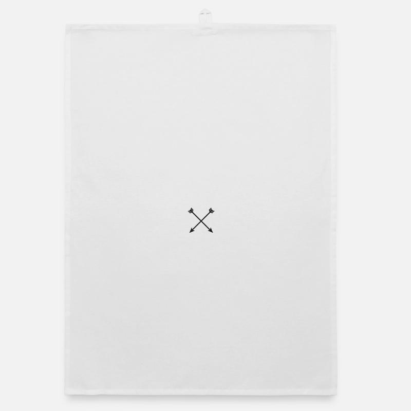 Flèches brodées Torchon bio