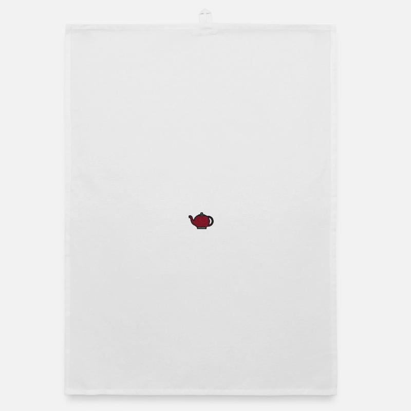 Bouilloire brodée Torchon bio