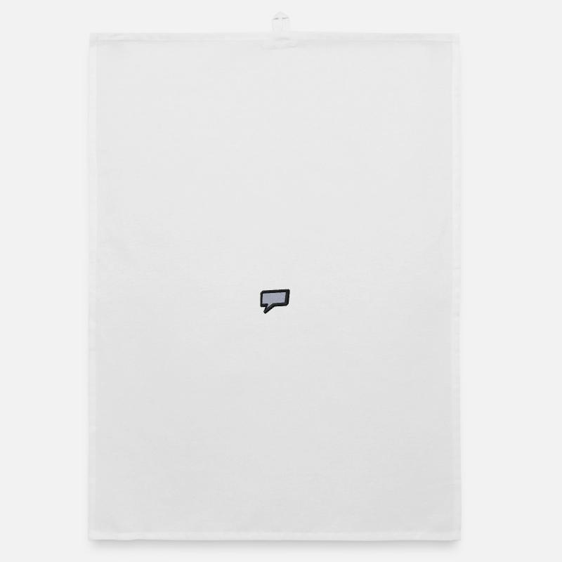 Speech shape Organic dish towel