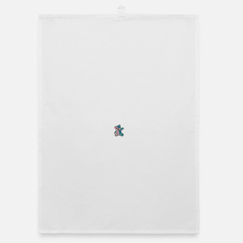 Patch Teddy Bear Organic dish towel
