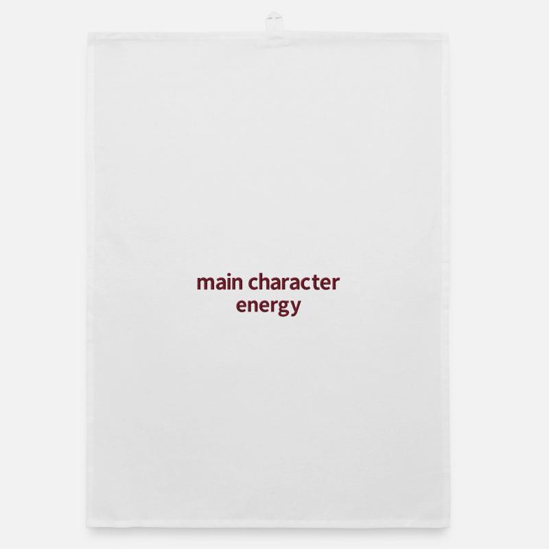 Statement Saying Embroidered Organic dish towel