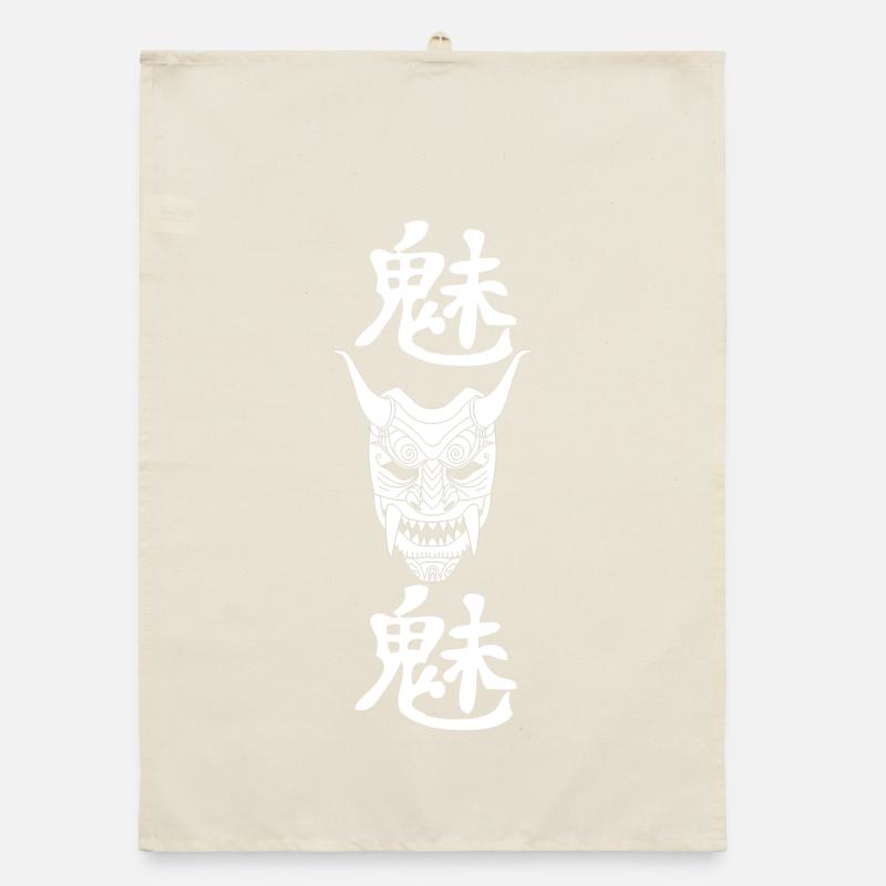 Manga weißer Dämon Organic Geschirrtuch