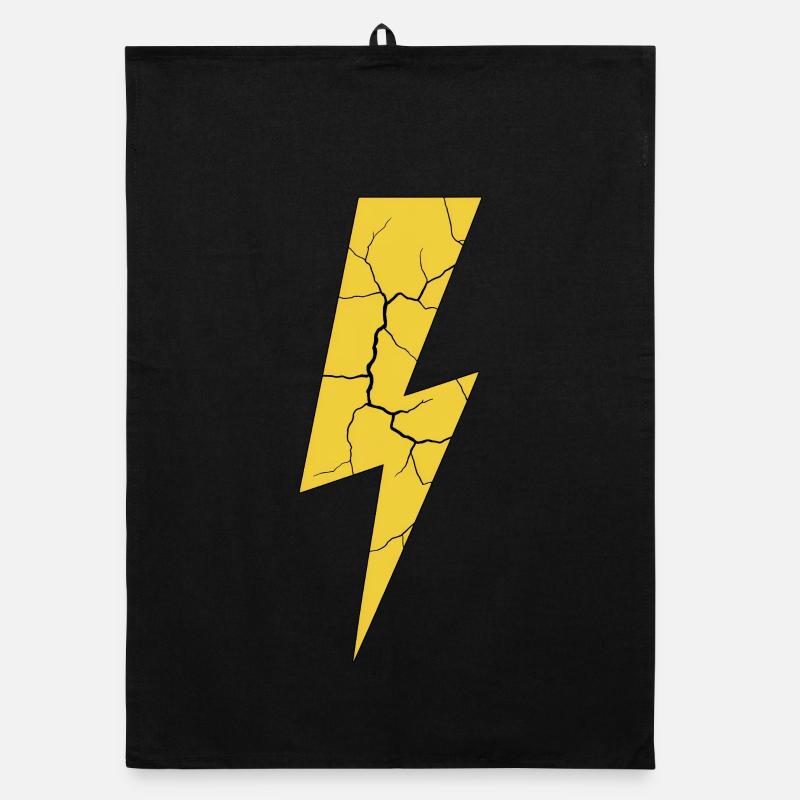 Lightning Lightning Thunderstorm Current Storm Organic dish towel