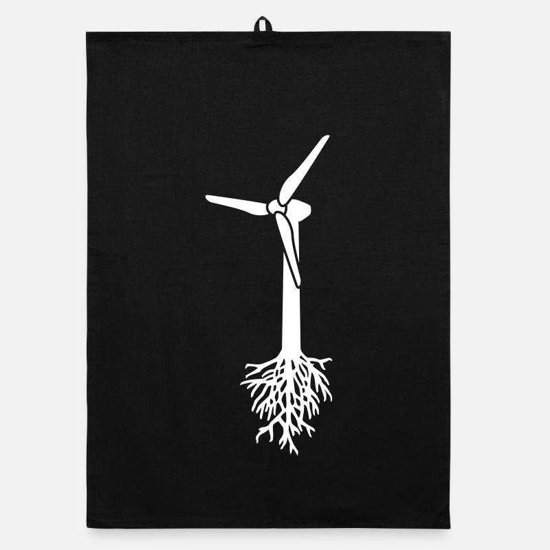 Think Green Energy – Environment Wind Power Green Electricity Organic dish towel