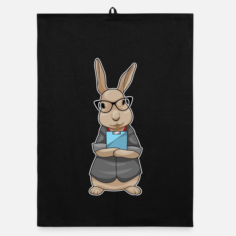 Lunettes de secrétaire de lapin Torchon bio