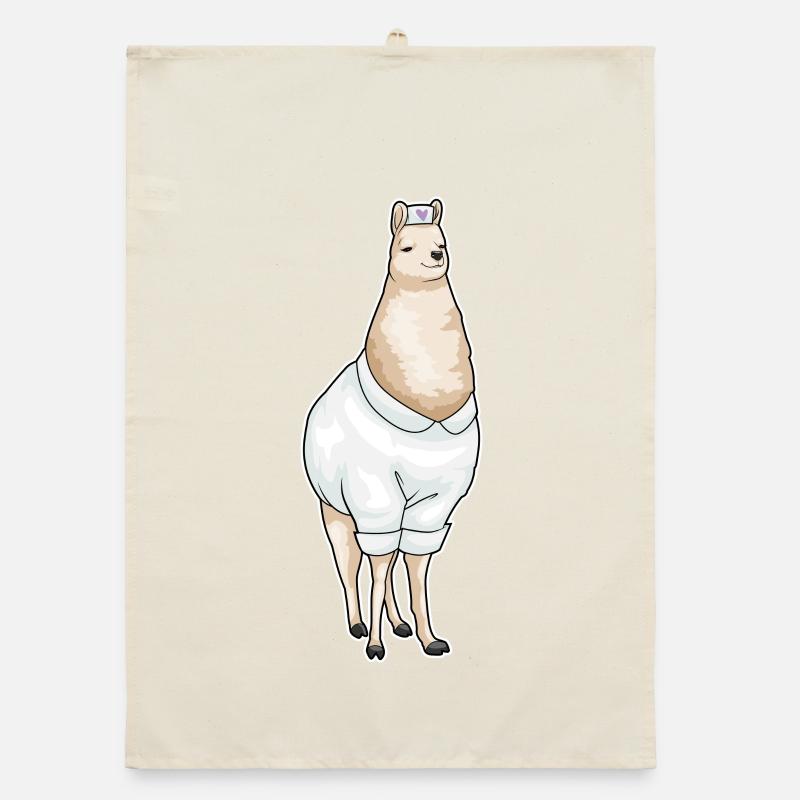 Infirmière Lama Torchon bio