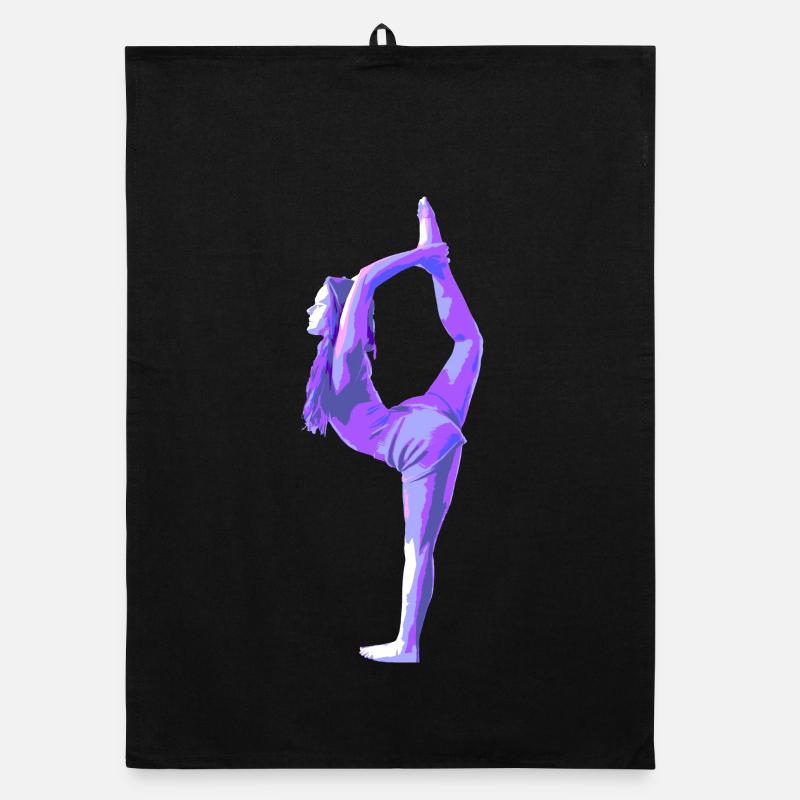 Yoga | Shiva's Dance Posture Organic dish towel
