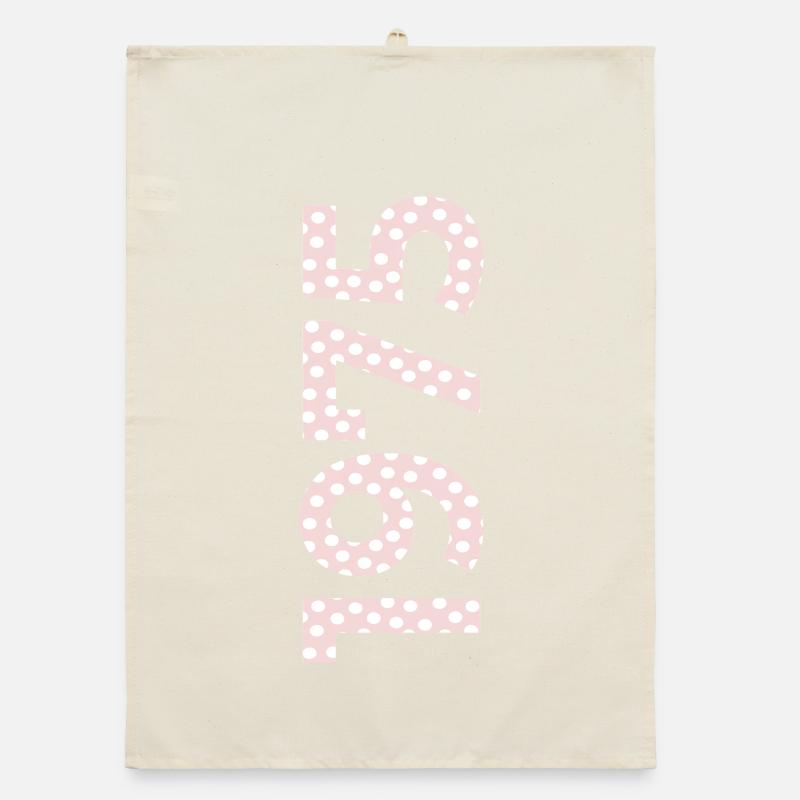 ANNIVERSAIRE 1975 POINTS Torchon bio