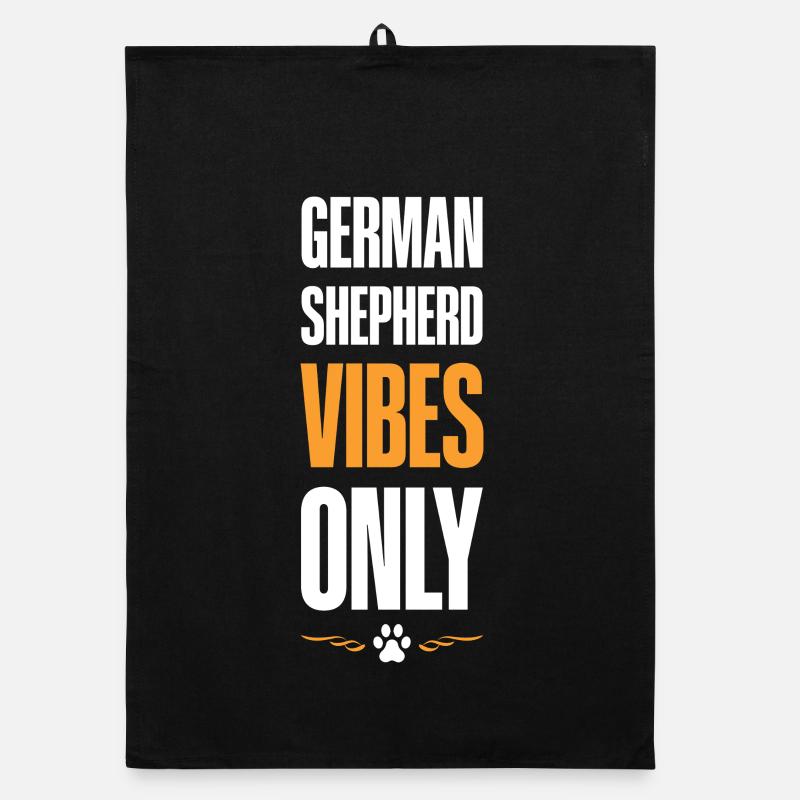 Vibrations du berger allemand Torchon bio
