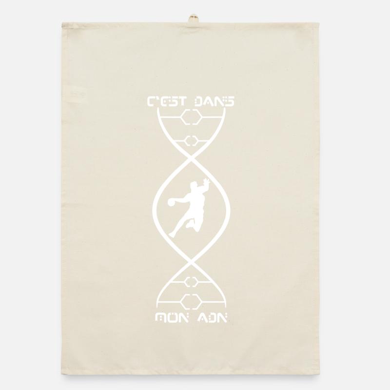 DNA Handball Man Organic dish towel
