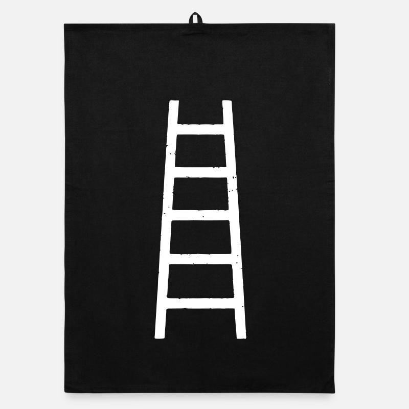Ladder Craftsman Career Icon Vector Organic dish towel