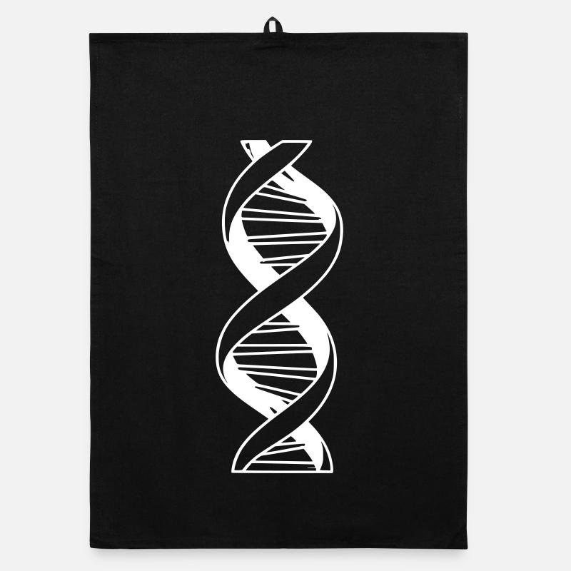 DNA Double Helix Sketch Organic dish towel