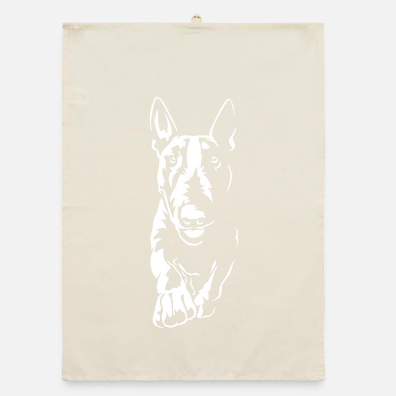 Bull Terrier « Édition Noire » Torchon bio