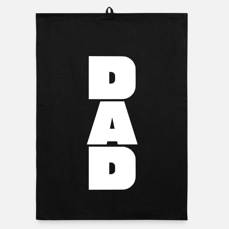 Lettrage de Papa - Papa - Papa Torchon bio