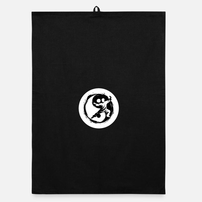Der Weg zur Mitte - Taiji Training Organic Geschirrtuch