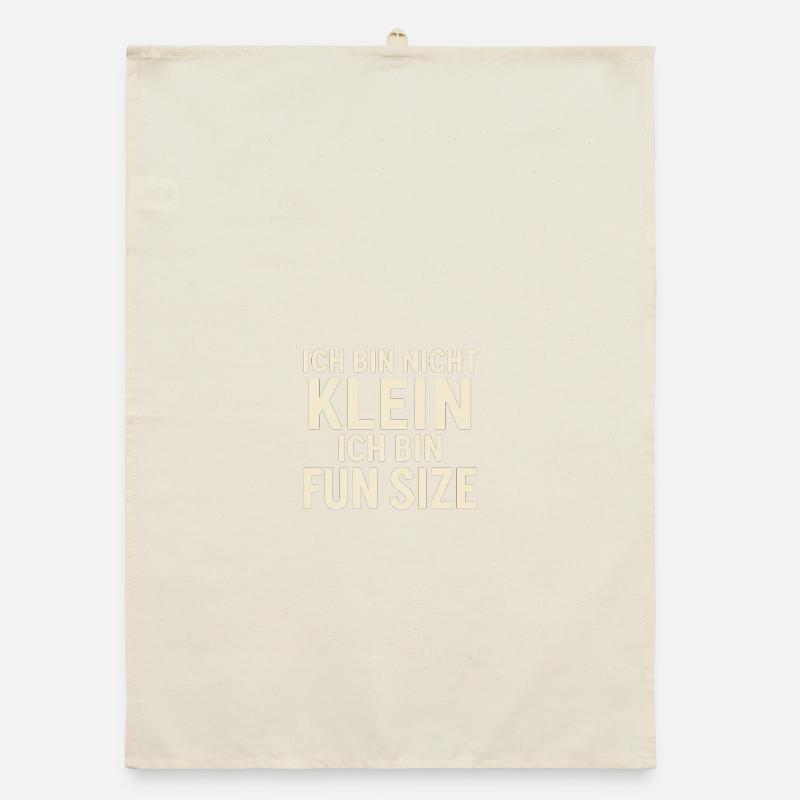 I'm Not Small Fun Size Organic dish towel