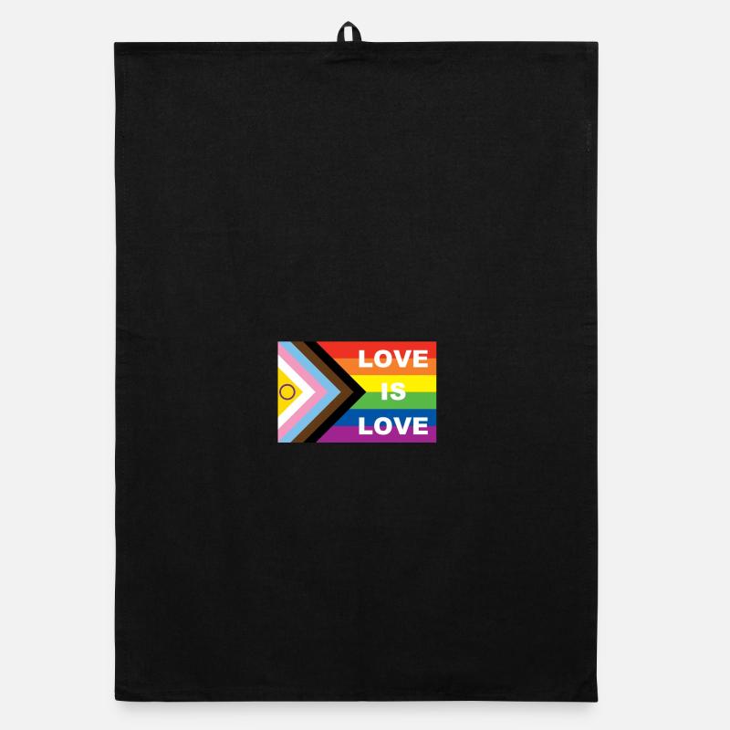 LOVE IS LOVE Organic Geschirrtuch