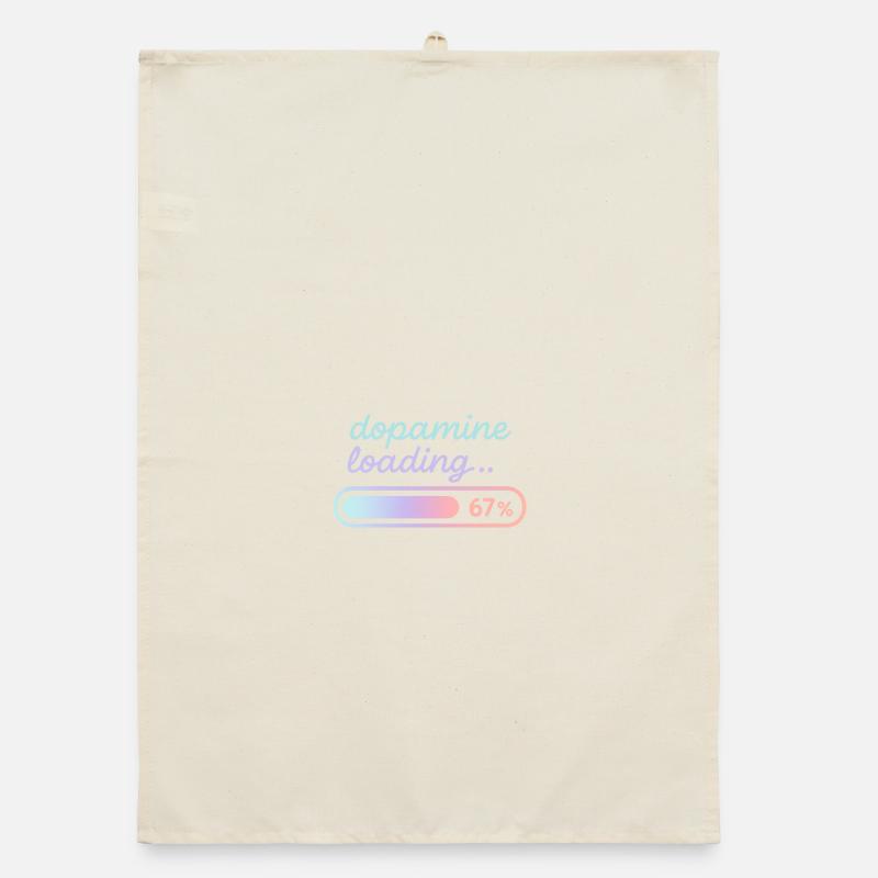Dopamine Loading Pastel Gradient Organic dish towel