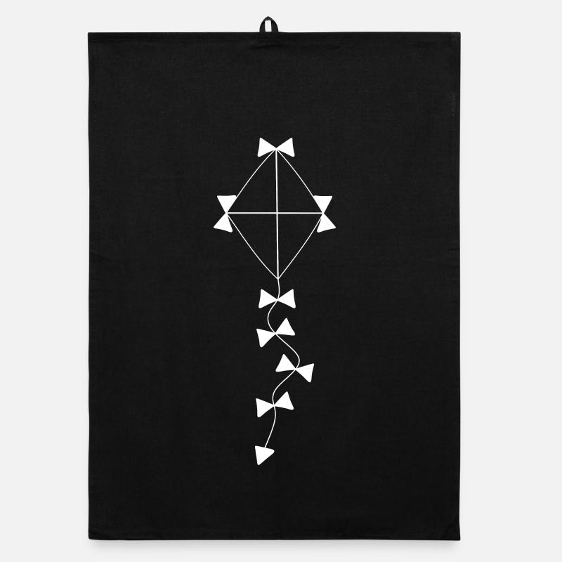 Dragon white autumn Organic dish towel