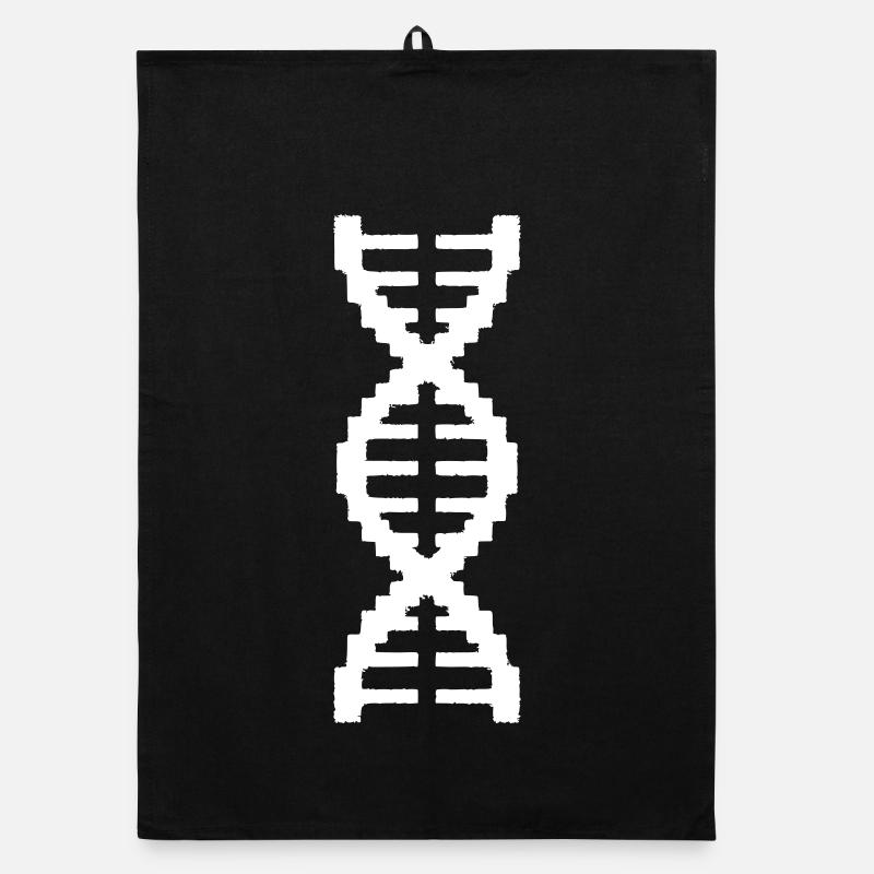 Pixel DNA Rétro 8 Bits Torchon bio
