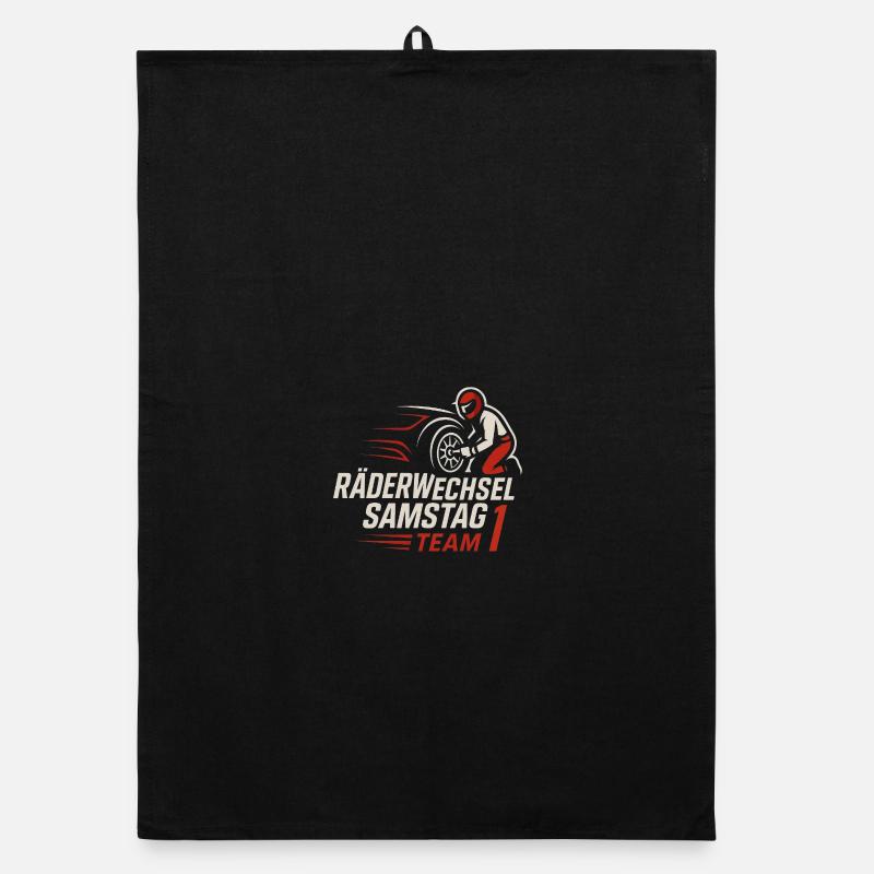 Räderwechsel Samstag Team 1 Organic Geschirrtuch