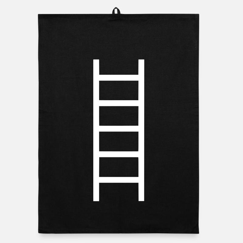 Ladder Steps Climb Clean Vector Organic dish towel