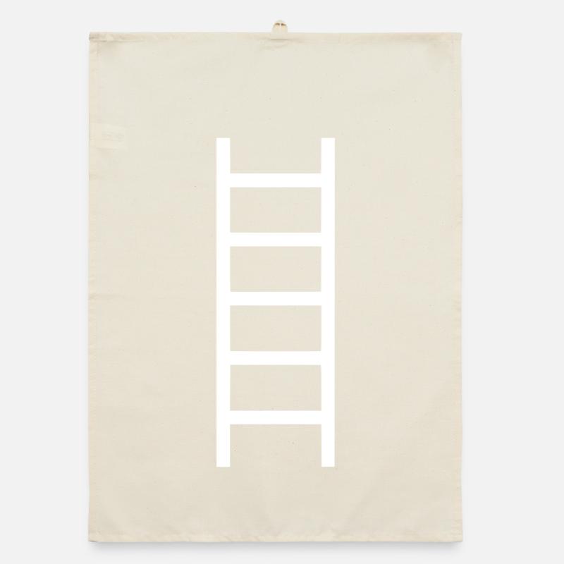 Ladder Steps Climb Clean Vector Organic dish towel