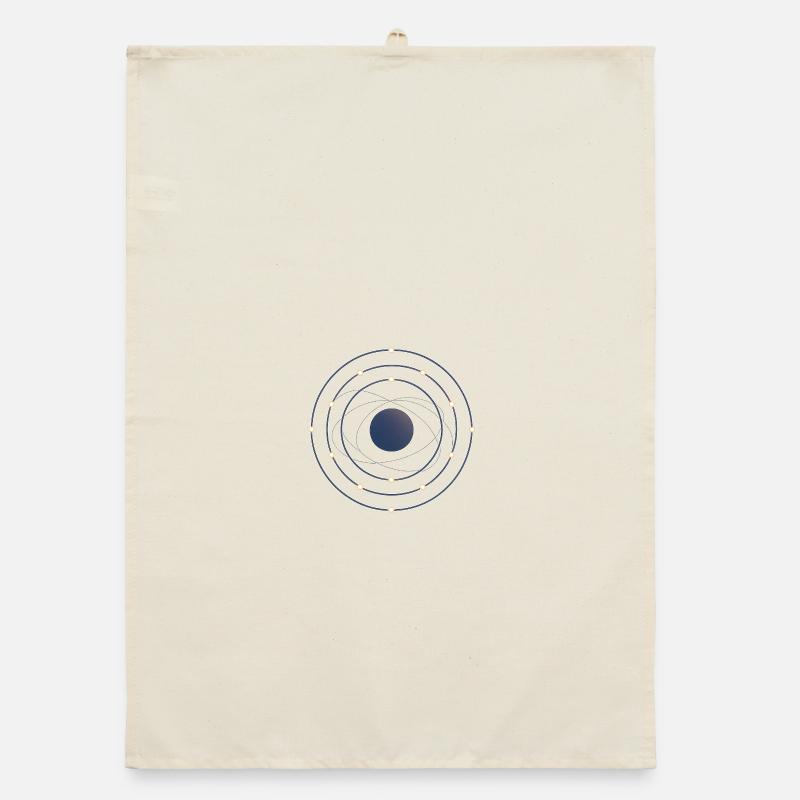 Electron Shell Flow - Science in Motion Organic dish towel