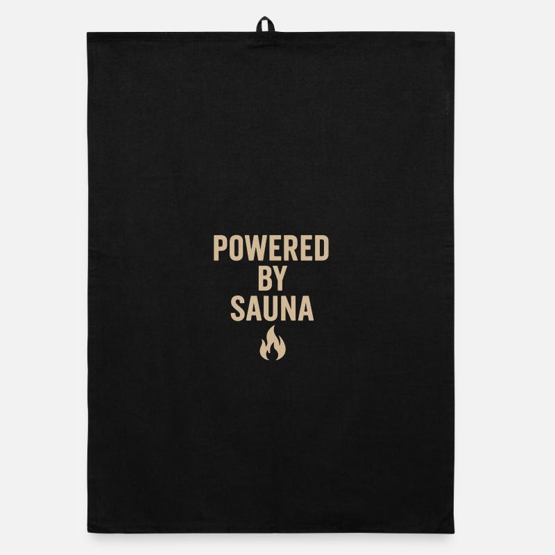 Powerful Sauna Statement Design Organic dish towel