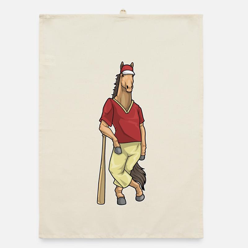 Cheval Baseball Batte de baseball Torchon bio