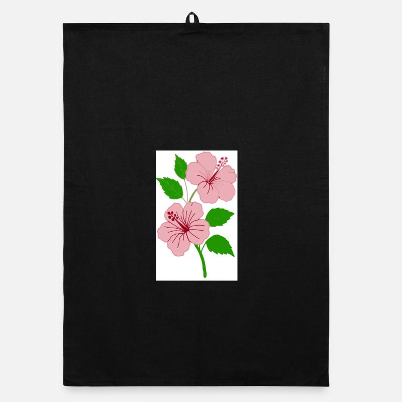 hibiscus Organic dish towel