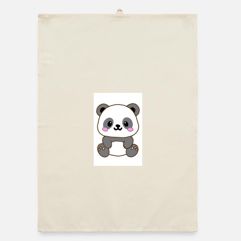 Panda kawaï  Torchon bio