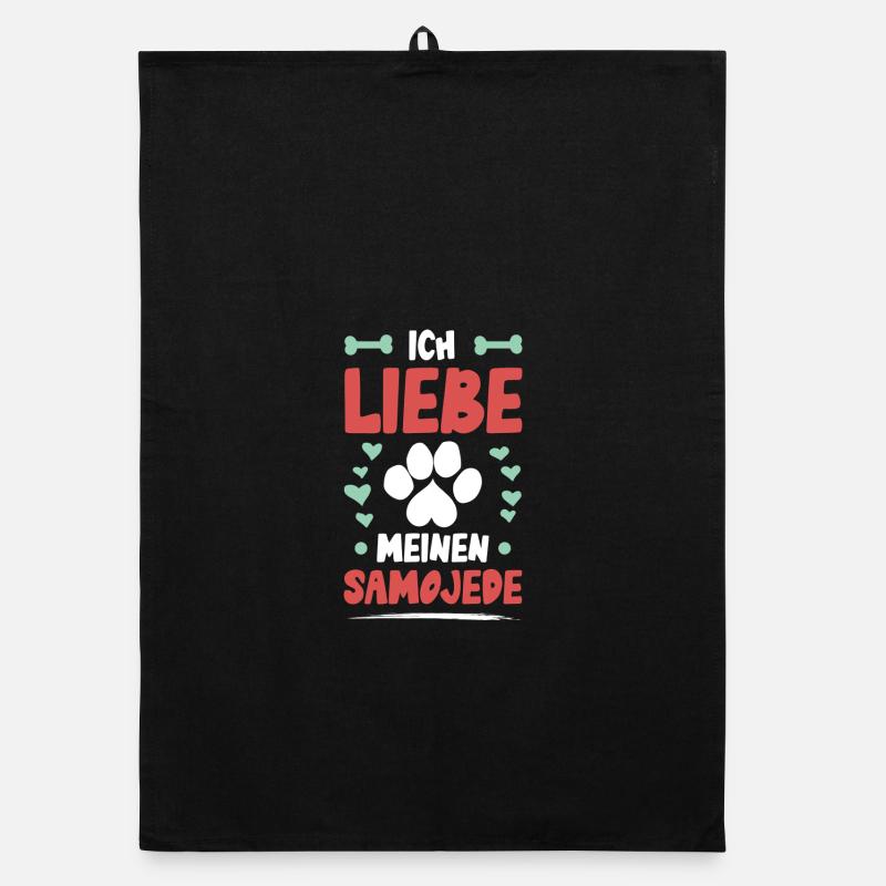 J’adore la scène de ma patte de chien Torchon bio