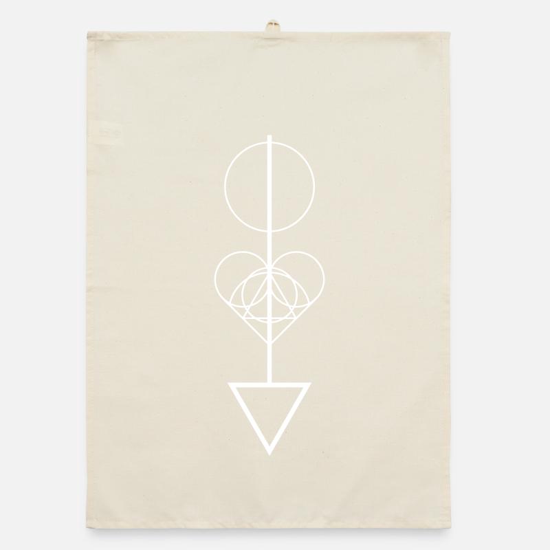 Flèche géométrique Torchon bio