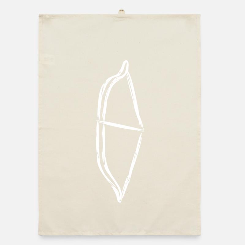 Bow Sketch Organic dish towel