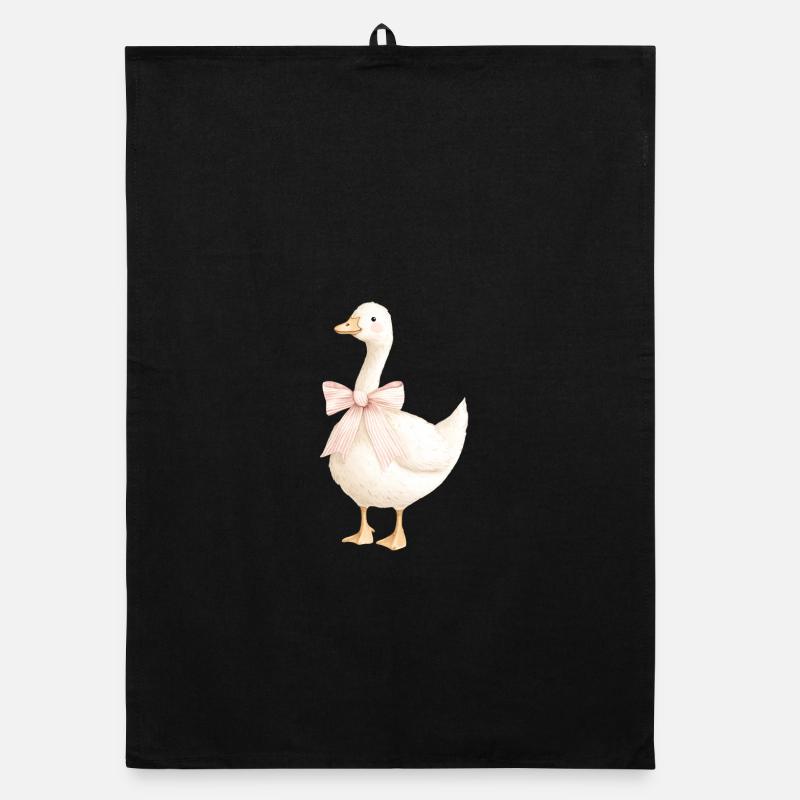 Canard au nœud rose Torchon bio