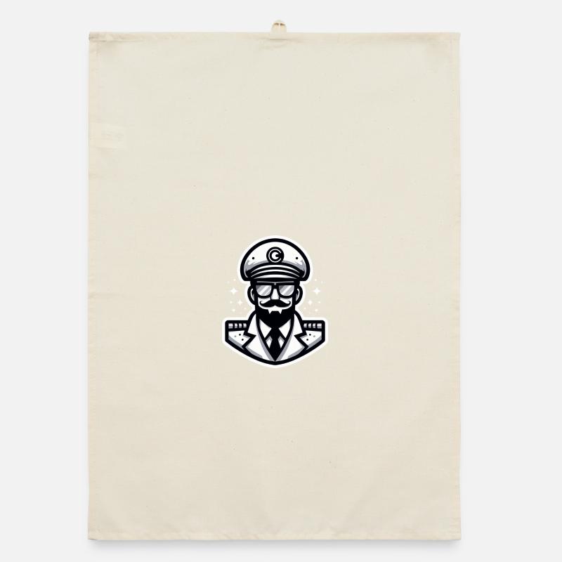 Captain White Organic dish towel