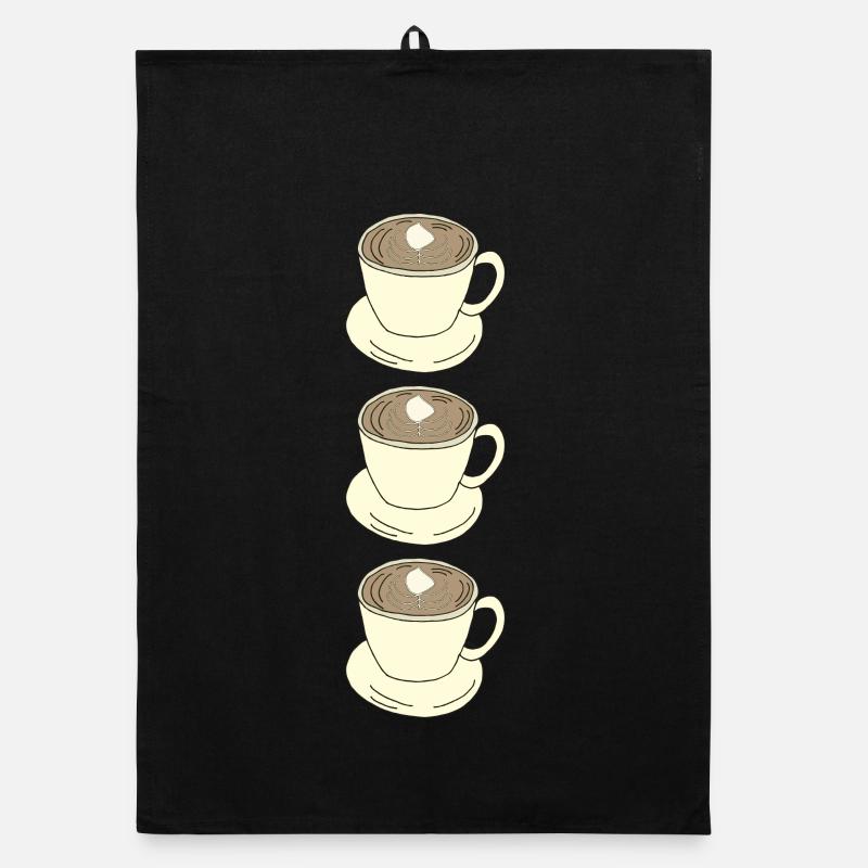 Le café à la puissance trois Torchon bio
